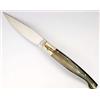 Artigiano Roberto Monni Coltello Artigianale Sardo Pattada Tascabile Con Manico in Corno - Collezione Sardegna ART45 - Lunghezza Lama 9cm, Manico 11cm