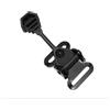 ACEXIER Molla caricata Cam Fibbia Rapid Enhanced gommato Grip Pull Tab Regolabile 2 Punti Rifle Sling Accessori da Caccia (Black with Pull)