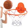 Generico Canestro Da Basket - Canestro Da Basket Indoor Silenzioso Da 32 Cm Per Allenamenti Di Dribbling Ammortizzati | Giocattolo Pieghevole Montato A Parete Con Supporto Adesivo Per Adulti Bambini Esercizi S