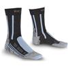 X-Socks Trekking Silver, Calze Donna, Nero/Grigio/Blu (Antracite/Azzurro), 41/42