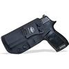 PoLe.Craft IWB Tactical KYDEX Gun Holster Pistola Softair Fondine Fits: Sig Sauer P320 Full Size / P250 / P320 Carry/Compact Medium Pistol Case Inside Concealed Carry Guns Bag (Black, Right)