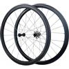 KUNYOS Set di Ruote in Carbonio 700C, Altezza 40/50/55 mm, Compatibile con Freni C/V, mozzi a trazione Diretta, Alluminio 7075, 1600-1735G