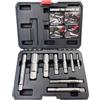 DKIBBITH Set di 9 estrattori per tubi rotti in acciaio resistente per rimuovere tubi filettati danneggiati e raccordi da 0,3 cm a 2,5 cm, con custodia resistente, strumenti ideali per idraulici meccanici fai