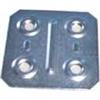 CAPALDO PIASTRINE QUADRE ZINCATE CM. 4X4 (PZ.10)
