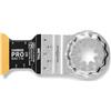 FEIN E-Cut Carbide Pro Lama da taglio in profondità, conf. 3 pz., Larghezza 32 mm, Lunghezza 40 mm, Attacco Starlock, Lama in metallo duro con rivestimento in TiN estremamente resistente all'usura