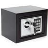 CDC DIGI Cassaforte da Muro, da Cassetto con Chiave, (23x17x17cm)-6.6L, Armadio con Chiusura di Alta Qualita, Invisibile Elettronica con Tastiera LED