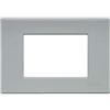 Bticino Legrand/bticino - Placca 3 moduli grigio pietra