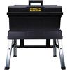 Stanley FMST81083-1 Cassetta Porta Utensili 26 con Sgabello Fatmax, capacità 150 kg, Nero