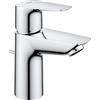 GROHE Start Edge QuickFix 23342001 - Miscelatore monocomando per lavabo, misura S, risparmio idrico, cromato, facile da montare con QuickTool