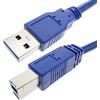 Techly 304956 Cavo USB 3.2 Superspeed A Maschio/B Maschio 2 m Blu Blu