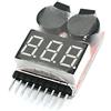 Aexit 1-8S 2 in 1 Indicatore rosso Lipo Battery Voltage Tester Low Volt Buzzer Alarm 0.1-4.5V 4-30V ID: 529566