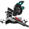VONROC Troncatrice multimateriale scorrevole 2200W - 255mm PRO. Velocità regolabile. Con laser, luce LED e lama 48T