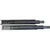RAM INDUSTRIE - NE48 - Guide a Estrazione Totale per Cassetti NERE (400 mm), Montaggio Laterale, Guida Sfilabile, 1 Coppia (2 guide)