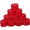 Baluue Tappi per Tubi Ponteggio in PE Rosso, 10 Pezzi, Diametro 48-50mm | Copertura Tubi Rotondi per Acciaio, Uso Interno e Ristrutturazione, Protezione Antiscivolo Robusta