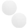 HOLIDYOYO Paralume in Vetro Bianco Opaco 2 Pezzi per Lampadari Attacco G9, Resistente Agli Urti Illuminazione Soffusa, Design Raffinato per Spazi Interni e Sale da Pranzo
