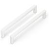 LONTAN 20 Pezzi Maniglie per Mobili Bianco Maniglie Cucina Distanza dei Fori 160mm Maniglie per Mobili da Cucina Maniglie Armadio Maniglie Mobile Bagno