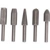 YWBL-WH Punte per Smerigliatrice in Lega di Acciaio al Tungsteno, Lima Rotante per Lavorazione del Legno, 6mm, Set di 5 Pezzi, Punta Trapano per Scanalatura