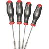 USAG U02990200 Serie 4 Chiavi a Bussola Esagonale con Impugnatura, Nero