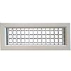 Idrotop ACCES. CLIMA Bocchette Griglie 400X100mm BIANCA con Alette orientabili Singolarmente
