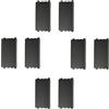 puntoluceled 8 Pezzi Tasto copriforo falso polo 1 modulo compatibile con Vimar Arke - Nero - modulo da incasso