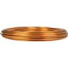Evek Tubo di rame morbido 5 x 1 mm riscaldamento acqua gas Cu-DHP C12200 nell'anello 25 metri