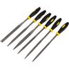 AUTSUPPL Set di Raspe da Legno Mini 6 Pezzi 160x4 MM per Sgrossatura | Acciaio e Plastica, Impugnatura Antiscivolo, Denti Grossi, per Legno e Plastiche, Lavoro Preciso