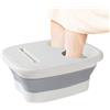Raxove Secchio pieghevole per massaggio ai piedi - Spa pieghevole per piedi | Vaschetta per pediluvio pieghevole | Grande bacino termale per ammollo dei piedi | Lavabo da bagno per pedicure per pedicure fami