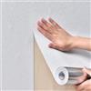 Todikaper Adesivi murali in 3D a schiuma, rotoli di carta da parati, carta da parati autoadesiva, camera da letto, soggiorno, decorazione minimalista, 50 x 280 cm (bianco)