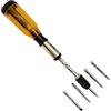 Chevnzev Cacciavite a cricchetto Push Pull con 5 teste a spirale a cricchetto cacciavite semi automatico