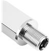 Dioche Prolunga Soffione Doccia Cromo 50 Cm Braccio Doccia In Acciaio Inossidabile, Ottone Argento 60 Cm Costruzione In Acciaio Inossidabile Montaggio A Parete Braccio Prolunga Doccia