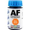 Alex Flittner Designs Vernice per ritocchi con pennellino RAL 2010 ARANCIONE SEGNALE lucido 50ml per legno, metallo, mobili, bagno, vernice per ritocchi e riparazione
