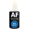 Alex Flittner Designs Pennarello a vernice RAL 5017, colore blu traffico, opaco, 20 ml, vernice per ritocco acrilico, vernice per riparazione, legno, metallo, mobili da bagno