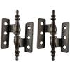 AERREGI SET CERNIERE ALI ZANCATE IN FERRO | MOBILI ANTICHI - D/ 65X55MM CP21 | LATO SX (2, FERRO)