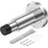 PEIZHIYC Fermaporta da parete, 75-110 mm, regolabile con testa in gomma ammortizzante, fermaporta da parete in acciaio inox, per porte in legno, porte in vetro, porte in metallo