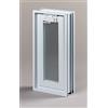 erfe Finestra di ventilazione da inserire in una parete di vetromattoni o muratura | Dimensioni cm 19x38,4X8 | Unità di vendita 1 finestra