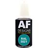 Alex Flittner Designs Pennarello per vernice RAL 5021, colore blu acqua, opaco, 20 ml, vernice per ritocco acrilico, vernice per riparazione, legno, metallo, mobili da bagno