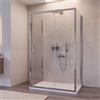 OLIMPO DOCCE - Box Doccia Tre lati anta Scorrevole in Cristallo Trasparente 6mm H195 AGATA - 70x170x70
