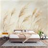 Generic Carta da parati Fotomurale 400x280 cm Pittura a Olio con Canne Fotomurali in Tessuto Non Tessuto, Beige Moda Moderne Decorazione da Muro Poster Soggiorno Camera De Letto Sala Ufficio