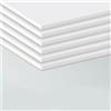 Signorbit Kit da 6 pezzi pannelli in forex colore bianco spessore 10 mm misura 40x30 cm