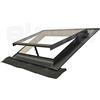 ELUMA Lucernario - Finestra per tetto BASIC VASISTAS Vetro singolo Temperato 4 mm/Finestra per uscita sul tetto/Made in Italy (55x45 Base x Altezza)