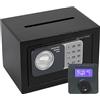 Genie Hand | Cassaforte Elettronica di Deposito a Tempo a Muro e da Armadio Piccola Cassetta di Sicurezza con Chiave a Combinazione Serratura B-Class e Sistema Anti Bounce Casseforti per Soldi