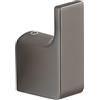 Kiamami Valentina - Appendiabiti da muro 2 pezzi in ottone gun metal, fissaggio a vite, compatti, serie Palazzo