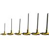 Stanley - FatMax STANLEY FMHT0-69048 Set 5 Chiavi Maschio con Impugnatura Fatmax, Punta Torx, Nero/Giallo