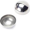 MroMax 2 sfere a sfera in acciaio inox 304, diametro 10 cm, per corrimano, scale, palo, color argento