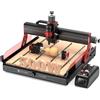 Twotrees TTC6050 - Fresatrice multifunzione CNC da 500 W, per metallo, legno, acrilico e MDF, con supporto girevole a 4 assi, area di incisione 600 x 500 x 100 mm