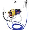 MINRS Airless, spruzzatore di colore 1500 W, 3300 psi, ad alta efficienza, sistema di spruzzatura airless, 2,2 l/min, con tubo da 8 m, per progetti di pittura fai da te in ambienti esterni e interni