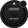 empiria SINK QUALITY SINK QUALITY Lavello rotondo tutto nero, Ø 51 cm, sifone nero e impregnante incluso - lavello da cucina rotondo in granito - lavello in granito per sottolavelli a partire da 55 cm di larghezza