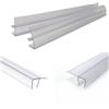 Wuyangcun Set di 4 guarnizioni per porta della doccia, barriera trasparente impermeabile in PVC, 280 cm, per porte in vetro senza telaio (15 mm)