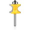MULONGOR 1-5pcs 8mm gambo mezza punta tonda punte convesse for bordi in legno fresa strumento for la lavorazione del legno fresa di grado industriale(8X9.52)