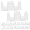 CTIRCHIU 10 pezzi Guida per Porta Doccia Scorrevole in Plastica Ammortizzatori Antiurto per Box Doccia Componenti Sostitutivi per Porte in Vetro Accessori Bagno Facili da Installare